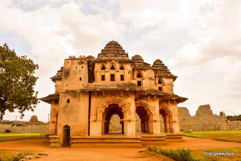 queen's house at Hampi!