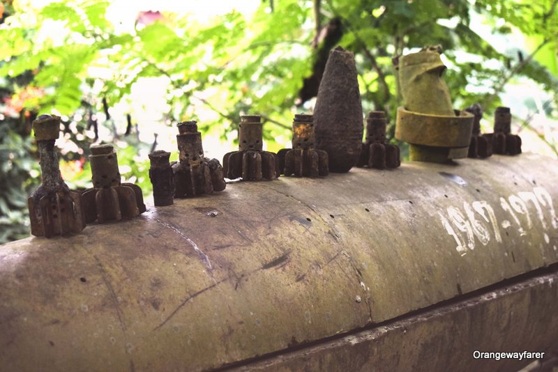 Discarded bombs at Laos