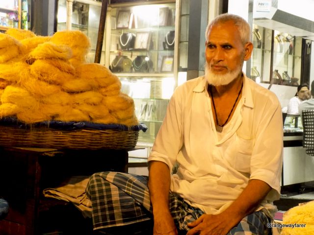 Man with Sewai Zakaria Street Kolkata