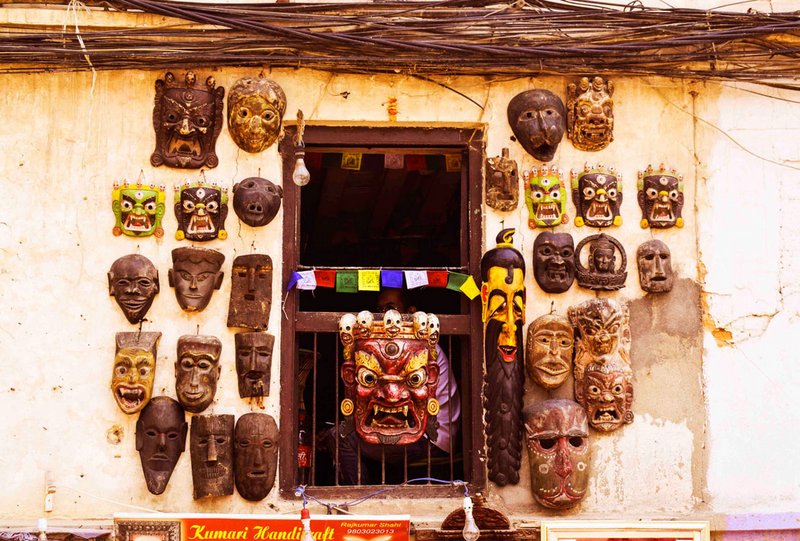 Mask dance of Himalaya