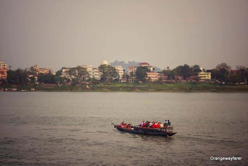 Bramhaputra River and Guwahati