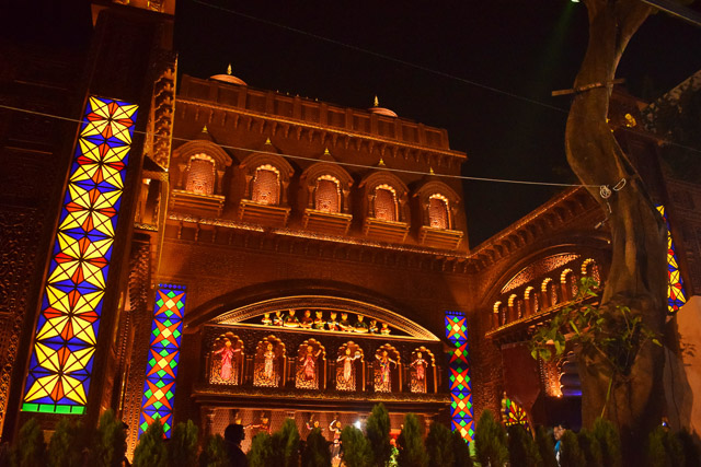 durga puja decoration