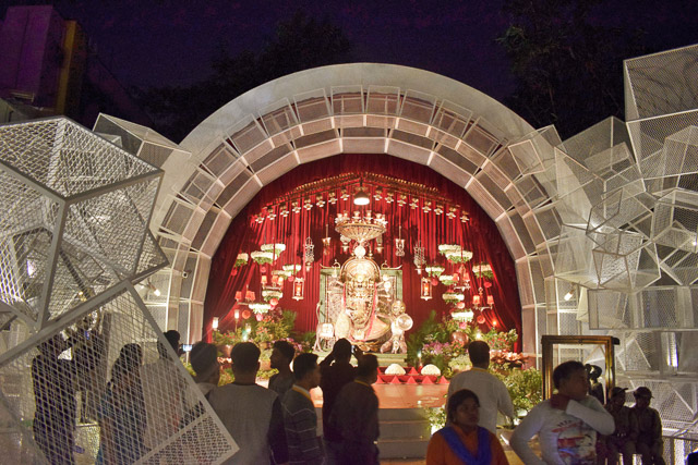 durga puja decoration: durgapuja festival photo from Kolkata