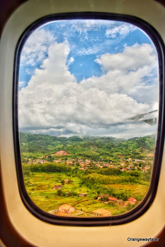 Luang Prabang from window seat