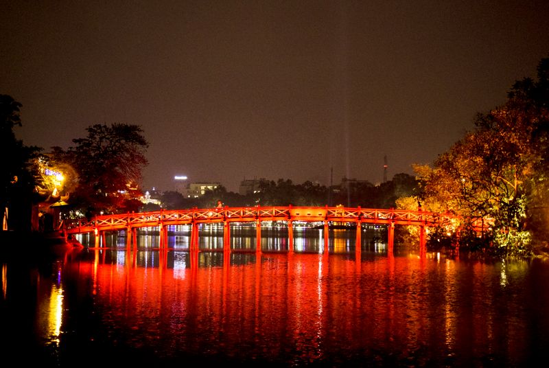 Hanoi Hoam Kien Lake Bridge