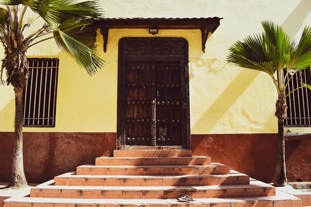 Doors of stone town, Zanzibar: UNESCO heritage site