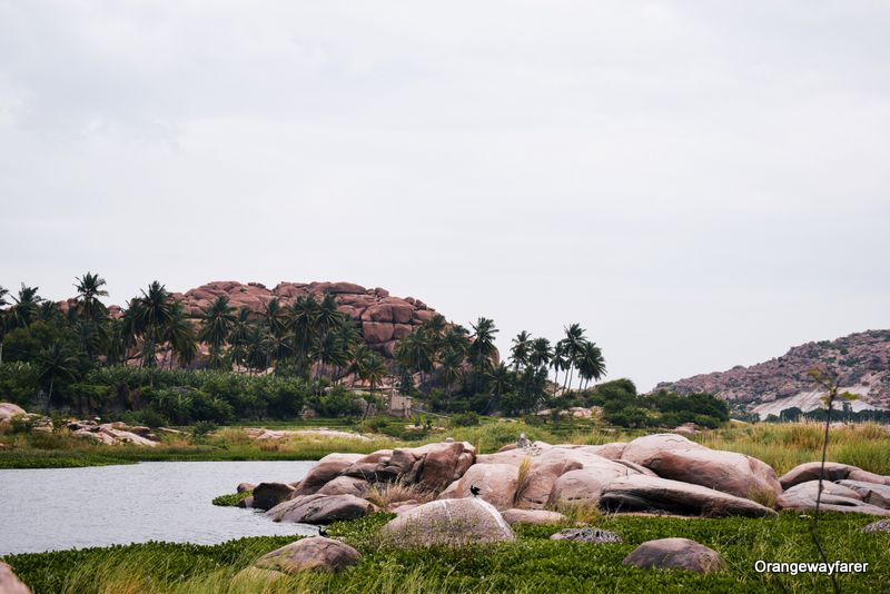 Tungabhadra river Hampi