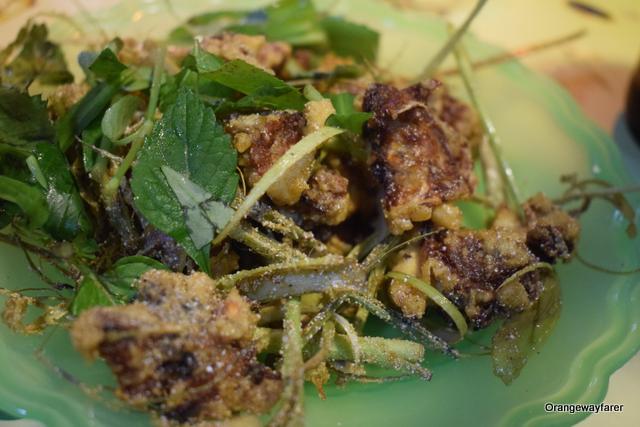 Fried Frog legs in Hanoi