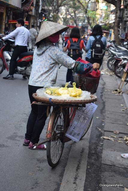Fresh fruit on Hanoi Old Quarter street