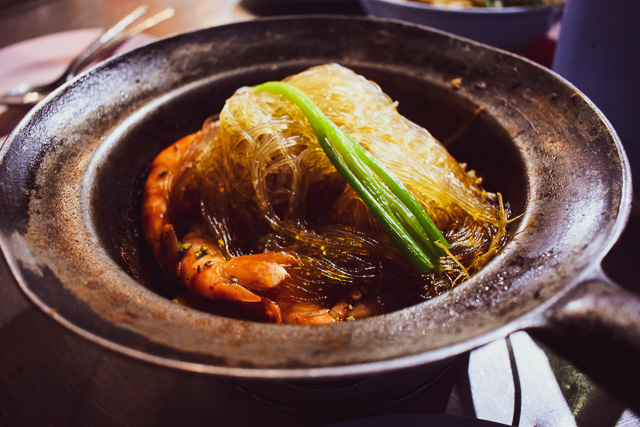 Best Glass noodles with steamed prawn at China Town, bangkok: things to eat in Bangkok