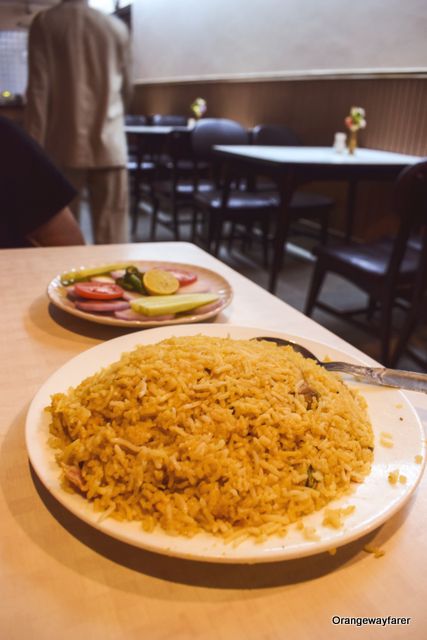 Biryani at Royal restaurant