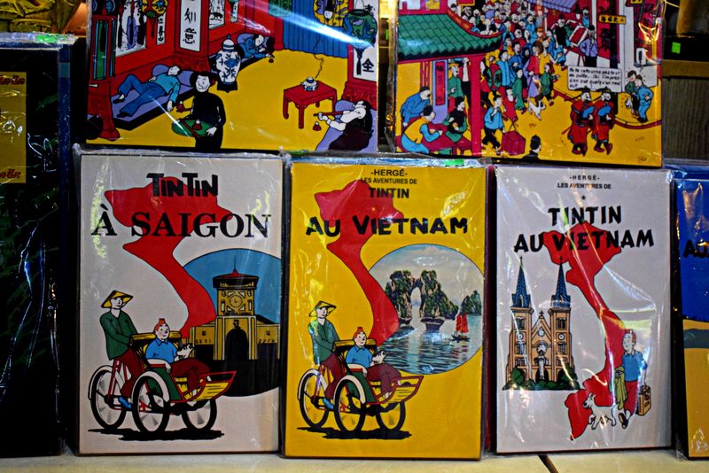 tintin in vietnam poster