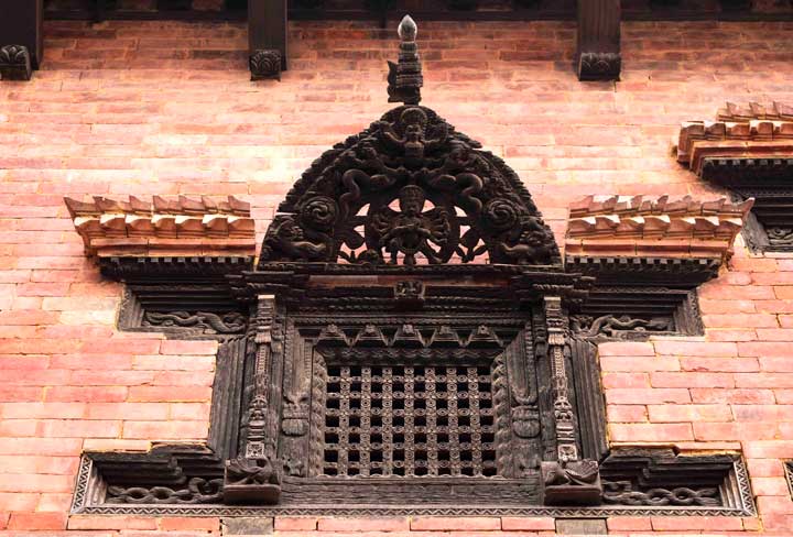 peacock window Bhaktapur nepal