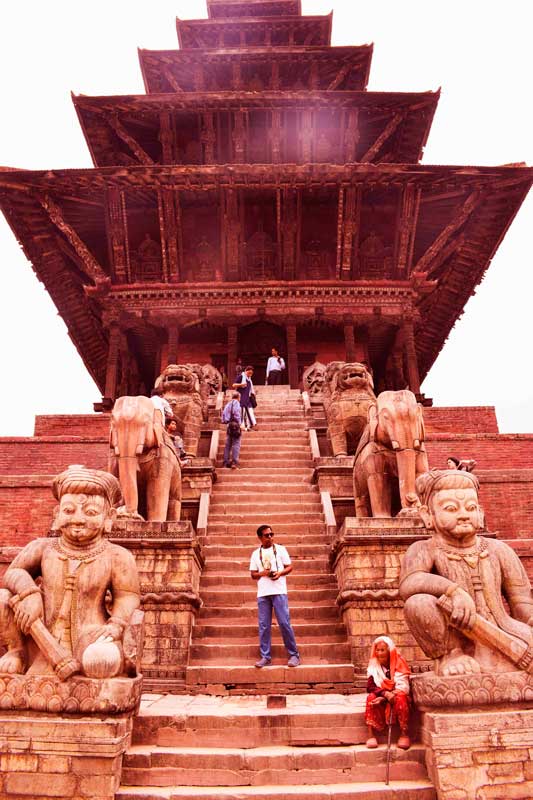 Nyataponla Temple, the best kept secret of Nepal, a Tantrik temple