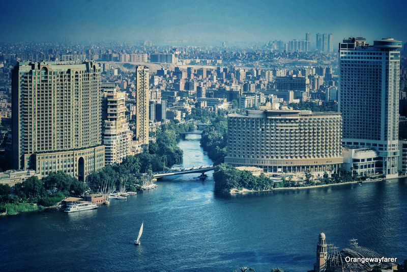 River nile and Cairo 