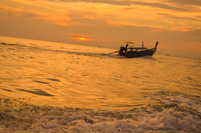 Sunset at Railay Beach Krabi