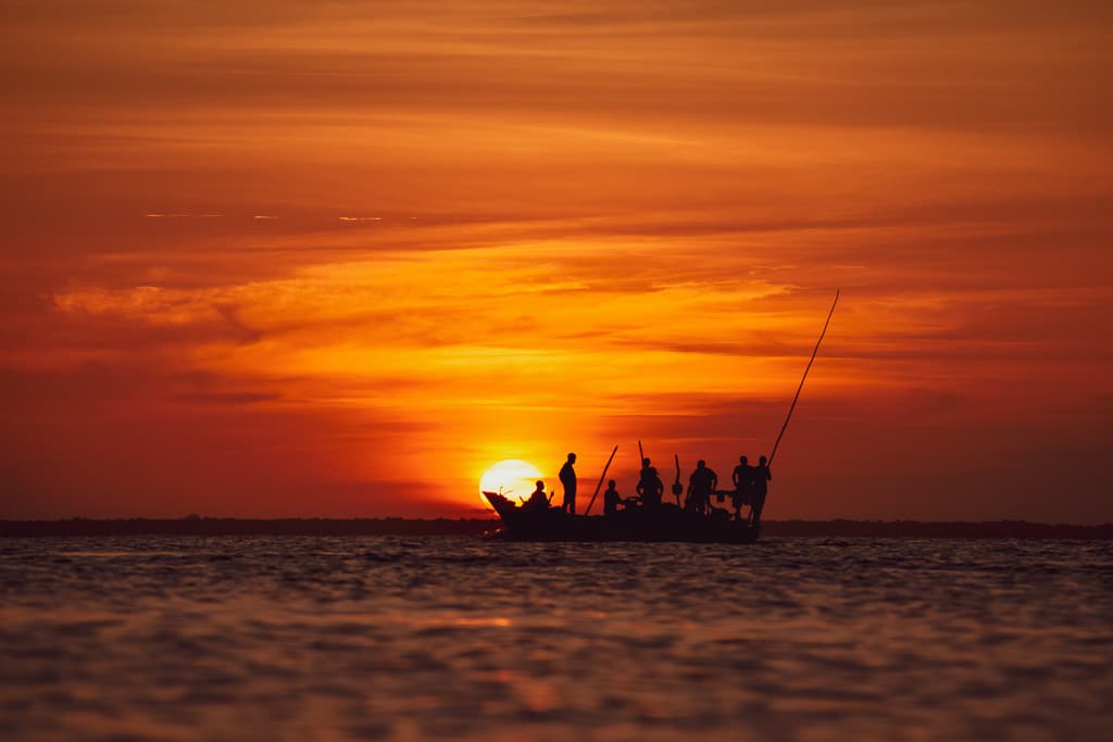 Zanzibar Photo blog: zanzibar Sunset at kedwa rocks