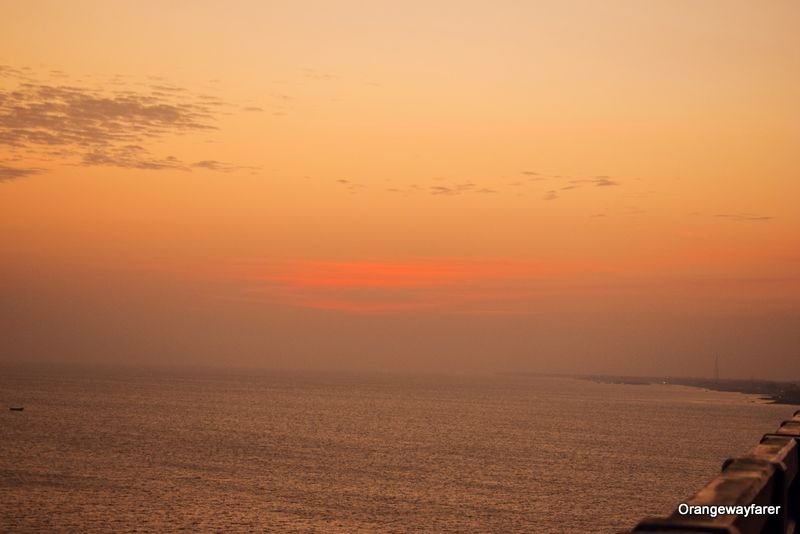 Sunset by the Bay of Bengal