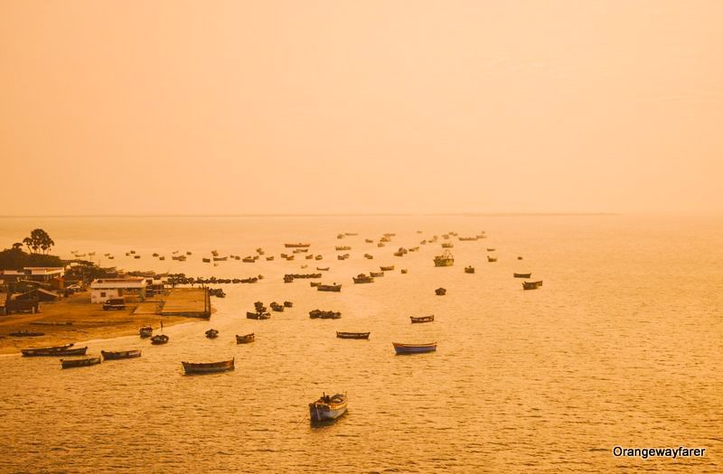 Sunset spot near Pamban Bridge