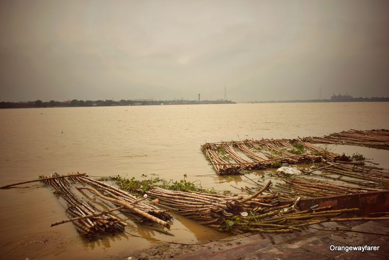 Burning Ghat by river Ganges