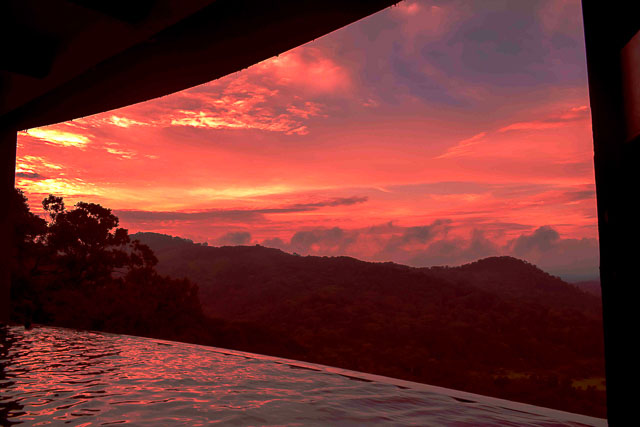 taj madikeri resort & spa, coorg madikeri, karnataka: Sunset at coorg