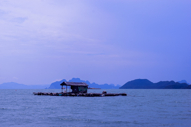 Visit to Lobster Farm. Koh Yai Yoi. Thailand.