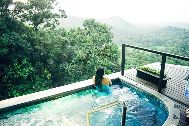 Jacuzzi spa at taj madikeri resort & spa, coorg madikeri, karnataka