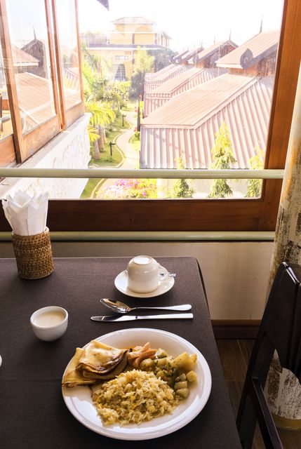 Breakfast at Spring inle lodge