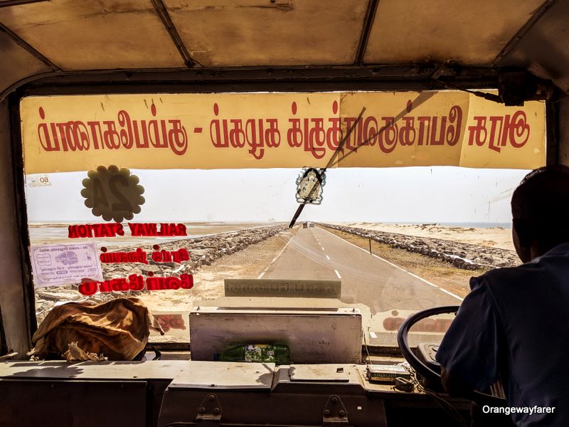 Bus to Dhanushkodi from rameswaram