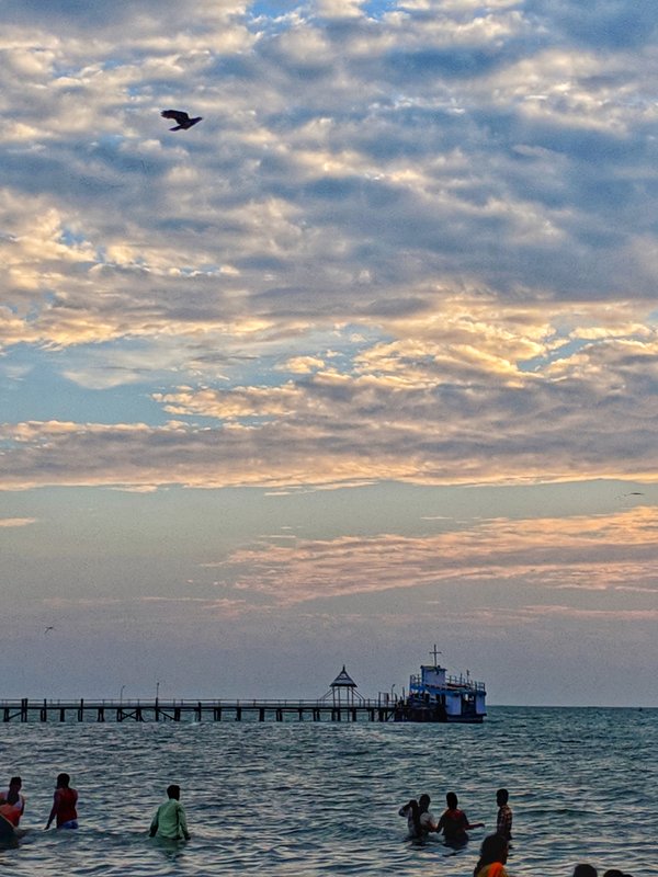 Agni Theertham at Rameswaram