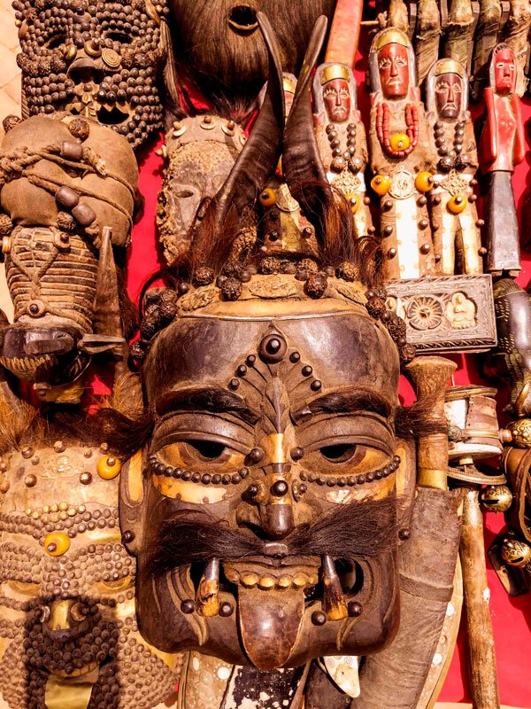 Himalayan tribal mask of nepal