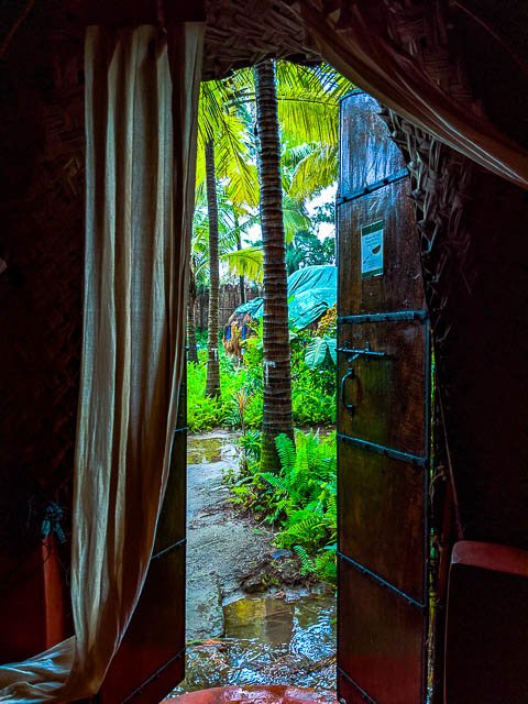 View from one of the straw dome huts of Yab Yum resort