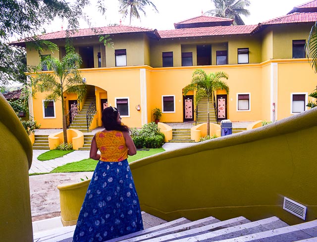 Fontainghas: Portuguese Houses in Goa. At Mercure Devaaya resort at the Divar island, Offbeat places to visit in Goa