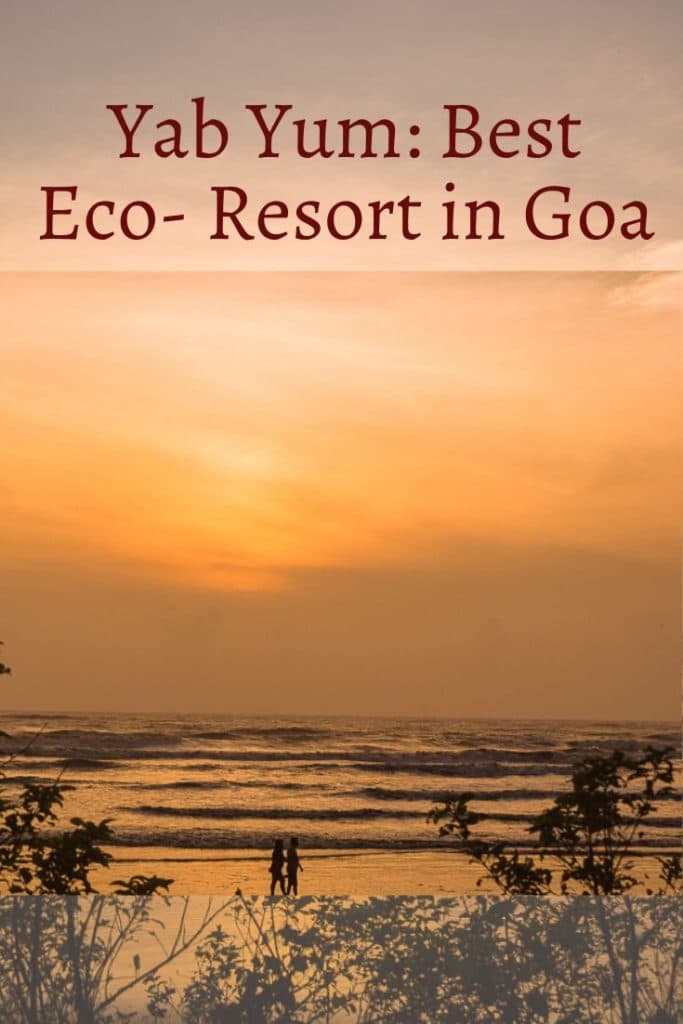 Where to stay in Goa. Eco friendly beach stay in Goa. Goa holidays. Best resorts in Goa. #goa #sustainabletravel #beachstay #goatravel #goawheretostay #ashwembeach #goadiary #ecofriendlystay