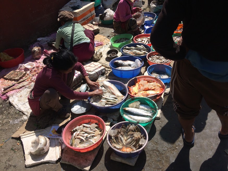 Aizawl fish market