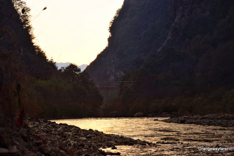 Sunset at Nuranang Falls Arunachal Pradesh