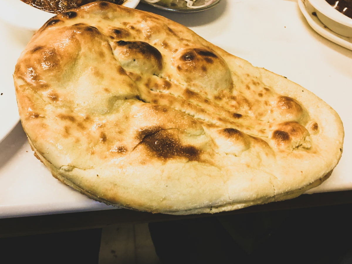 A tandoor baked bread, Naan!