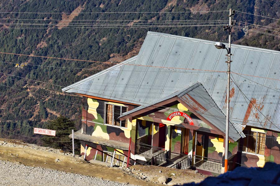 Military camps near Tawang