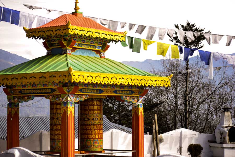 A Buddhist gompha in tawang