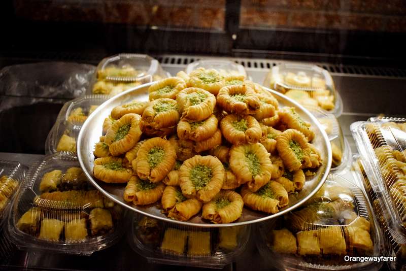 A plate full of Baklava in Bangalore, Cafe Arabica, Frazer Town