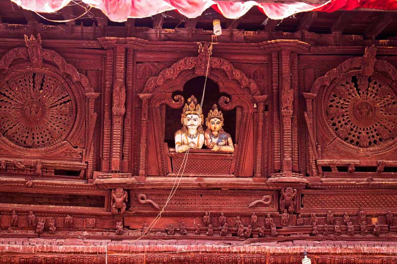 Shiv durga temple in Kathmandu, Nepal