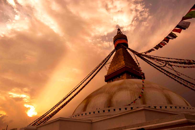 Boudha Stupa in Kathmandu photography