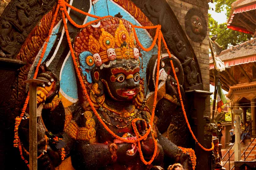 Kalbhairav at Durbar square, Kathmandu Nepal