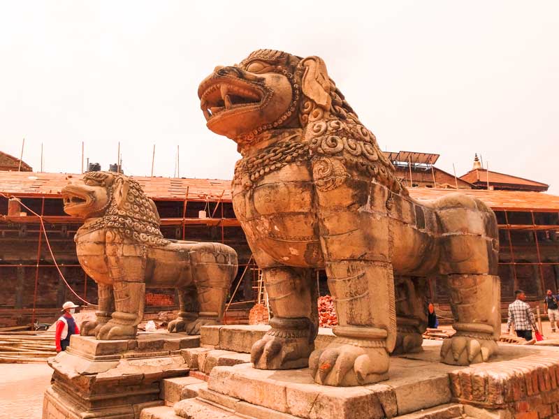 Bhaktapur Durbar Square after the Gorkha Earthquake: The rebuilding of Bhaktapur