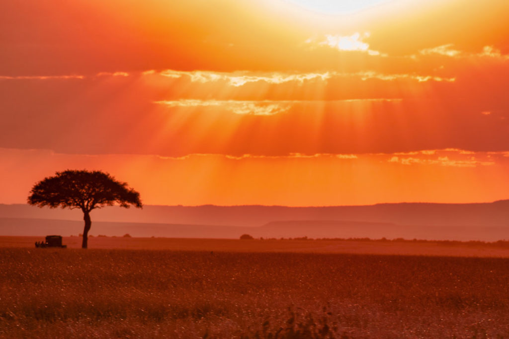 Sunset Pictures from Masaimara, Kenya