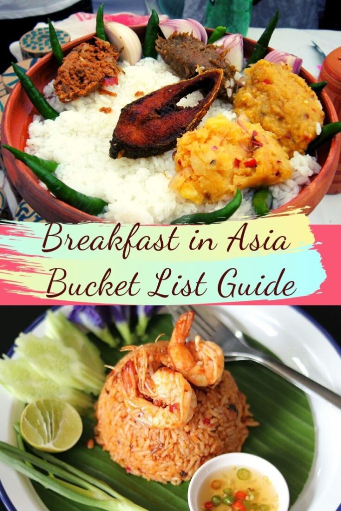 Breakfasts around the Asian countries. #pantabhat #Kolkata 3luchi #vietnambreakfast #vietnamfood 3thaifood #Dosa #Indianfood #travelforfood #foodblogger #foodtravel