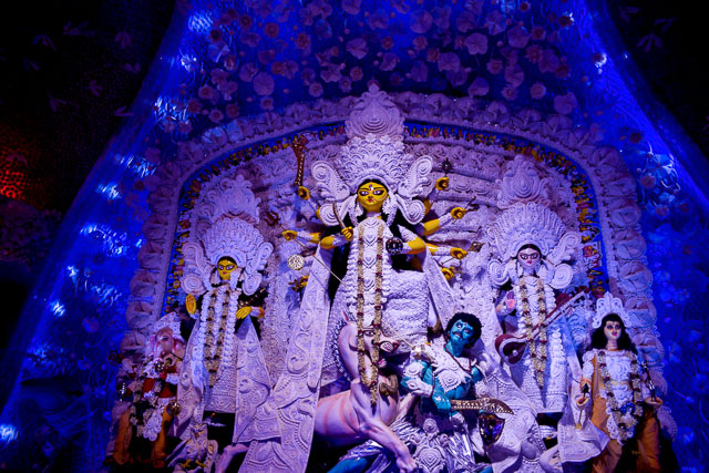 Bengali Durgapuja in Kolkata: Maa durga pandal: ballygunge Cultural 