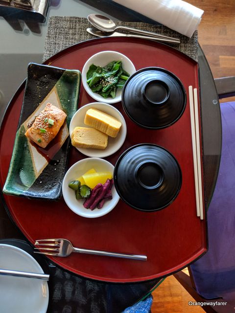 Miso soup served for breakfast at the PullmanG hotel, Bangkok