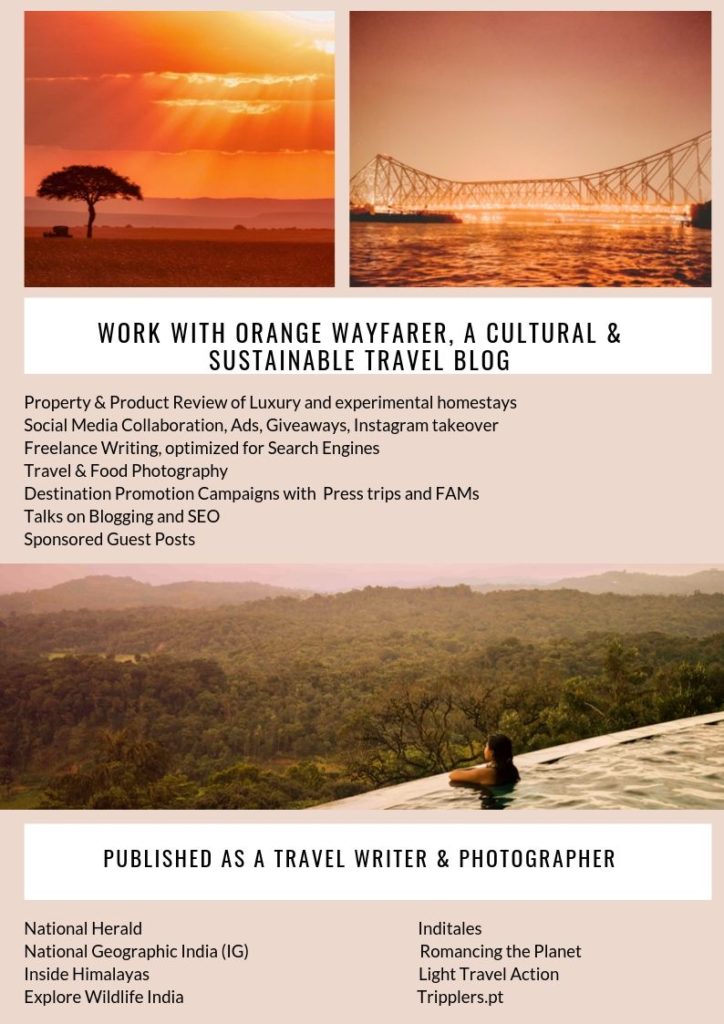 Madhurima Chakraborty Orange wayfarer Media Kit