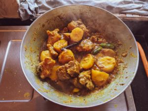 Mutton kosha, sunday lunch for bengali households